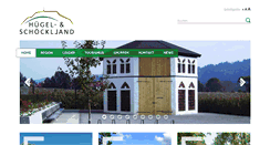 Desktop Screenshot of huegelland.at